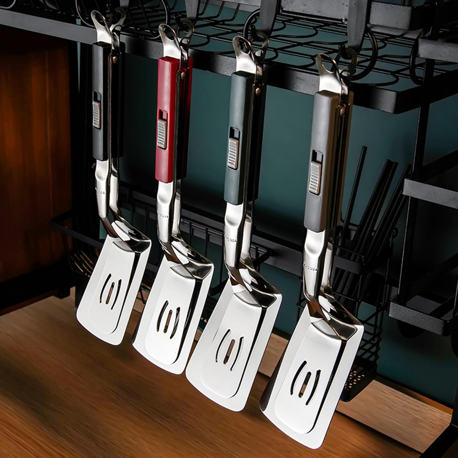 Okonomiyaki Spatula - Stainless Steel Spatula Tongs Fish Spatula