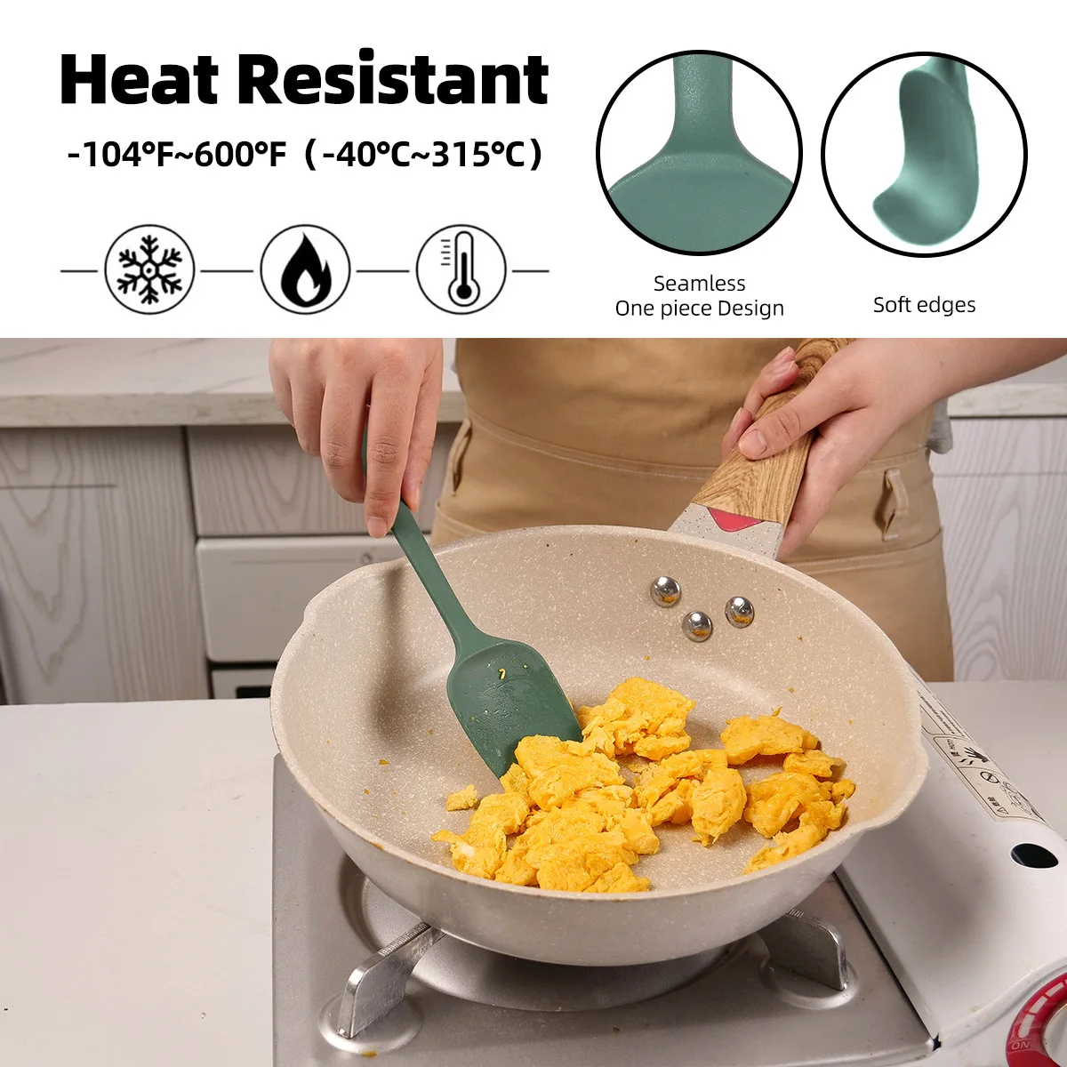 Silicone Baking Tool Set 6-pie - огляд і ціна Okonomiyaki Spatula