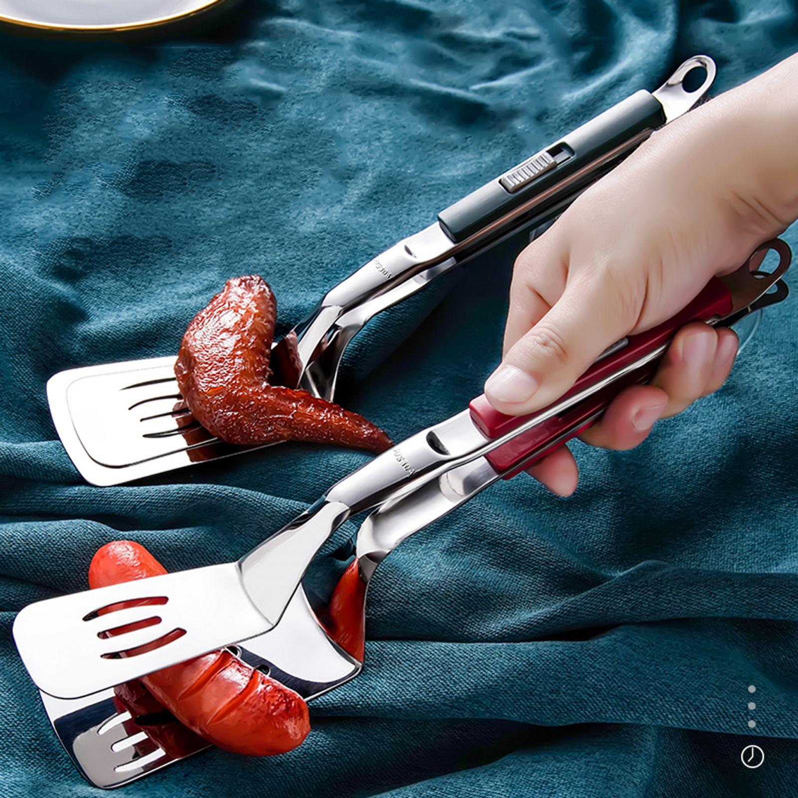 Stainless Steel Spatula Tongs  - огляд і ціна Okonomiyaki Spatula