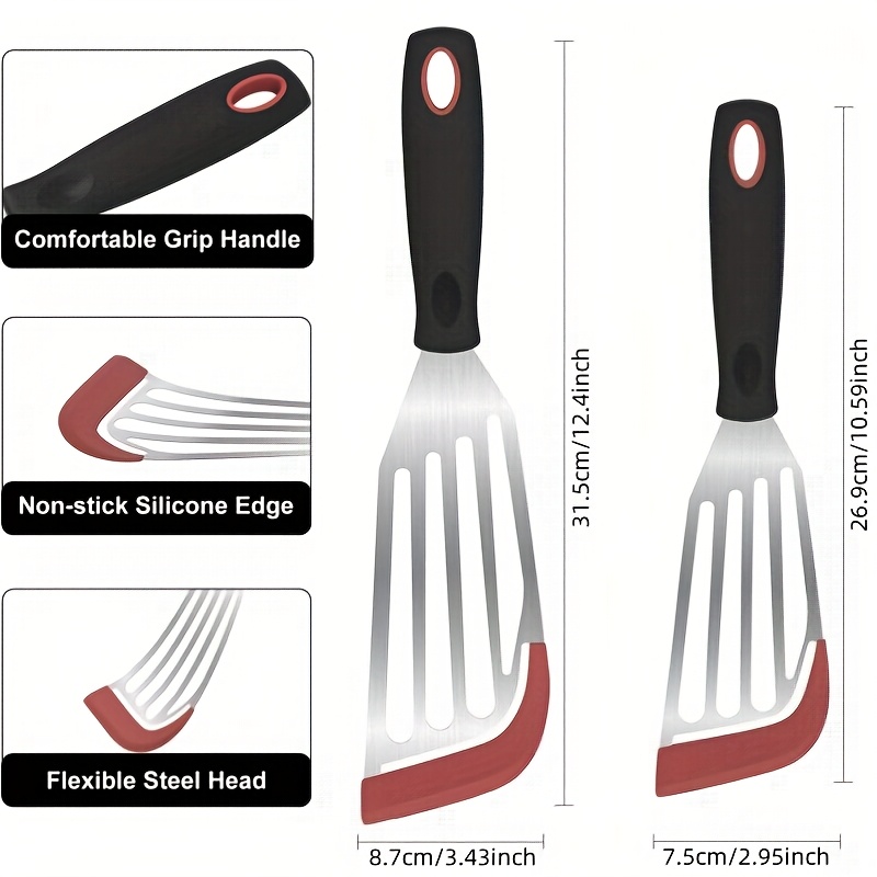 Stainless steel silicone spatu - огляд і ціна Okonomiyaki Spatula